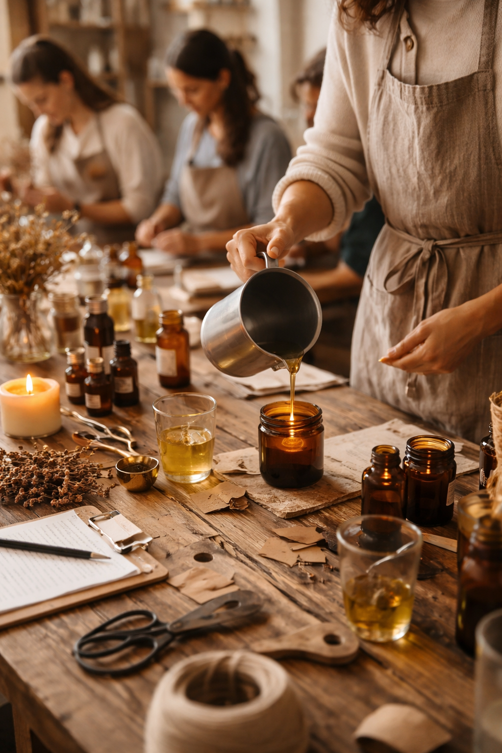 Candle making workshop